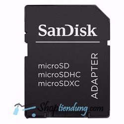 Áo thẻ Sandisk chuyển đổi microSD sang SD