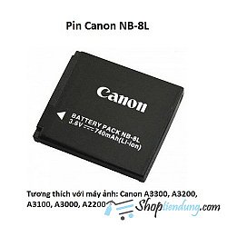 Pin Canon NB-8L