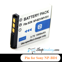 Pin for Sony NP-BD1 1000mah