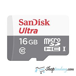 Thẻ nhớ Micro SDHC Sandisk Class 10 Ultra 16GB