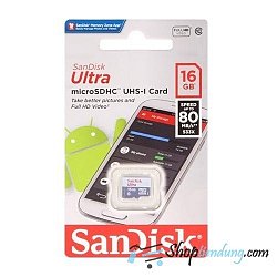 Thẻ nhớ Micro SDHC Sandisk Class 10 Ultra 16GB