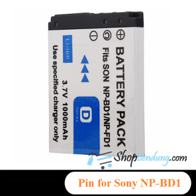 Pin for Sony NP-BD1 1000mah