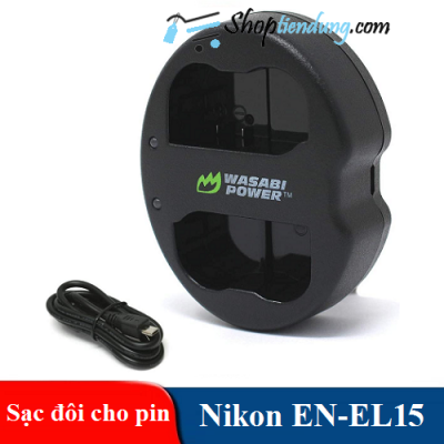 Sạc Wasabi for pin Nikon EN-EL15