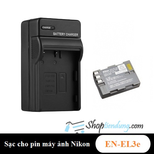 Sạc cho pin Nikon EN-EL3e ổ cắm