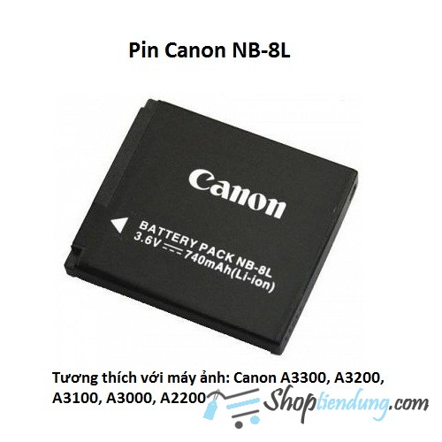 Pin Canon NB-8L