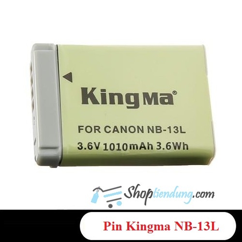 Pin Kingma for Canon NB-13L mặt trước