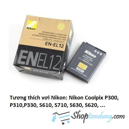 Pin Nikon EN-EL12 giá tốt