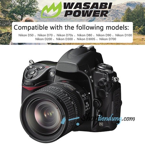 Sạc đôi Wasabi for pin Nikon EN-EL3e